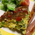ともとも食堂's cooksnap of when they made ズッキーニとキノコのチーズオムレツ.