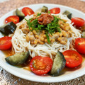 アイリッシュショコラ's cooksnap of when they made 簡単！納豆と夏野菜のさっぱりそうめん.