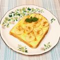 なつき☆ミ's cooksnap of when they made バナナカスタードシナモンシュガートースト.