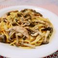 アイリッシュショコラ's cooksnap of when they made 簡単♪きのこの豆乳クリームパスタ♡.