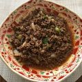 ﾅｵ吉's cooksnap of when they made 超簡単！ランチにいかが？ミンチ丼ぶり.