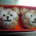 ＳＨＩＨＯラブ's cooksnap of when they made テディベアおにぎりのお弁当.