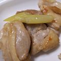 ＊リンちょ＊'s cooksnap of when they made 鶏モモとネギの塩炒め.