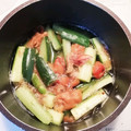 ♬あじさいのレシピ♬'s cooksnap of when they made 巨大きゅうりの梅煮.