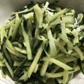 サクマくん's cooksnap of when they made ちょいと一品★千切りキュウリの即席ナムル.
