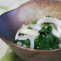 ピンクのたまご's cooksnap of when they made 大根とほうれん草のナムル.