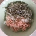 Tomotabi's cooksnap of when they made 超簡単！しらすと桜エビの丼.