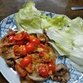 kirinda's cooksnap of when they made トマトの酸味が美味しい！豚肉の生姜焼き.