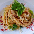 かるぼスパ's cooksnap of when they made 三つ葉とツナのバター醤油パスタ.