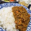 走る男。's cooksnap of when they made タンドリーからリメイク♪キーマカレー.