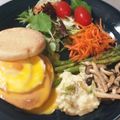 ぐりーんりーふ's cooksnap of when they made おうちで作れる絶品エッグベネディクト.