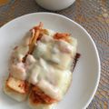 ジョンのお母ちゃん's cooksnap of when they made 餅キムチーズ〜甘くないお餅〜.