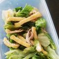 ふぁんたにゃん's cooksnap of when they made レタスと油揚げのおひたし.