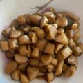サトコン105☆'s cooksnap of when they made 陸の貝柱！？『椎茸の石突き(柄)の佃煮』.