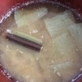 rakuen's cooksnap of when they made ♪春は山菜♪ わらびのお味噌汁.