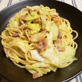 タキシード犬's cooksnap of when they made 春キャベツとパンチェッタのパスタ.