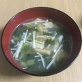 coco1981's cooksnap of when they made 大根葉の味噌汁.