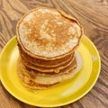 ゆず太郎さん's cooksnap of when they made 全粒粉とヨーグルトのパンケーキ.