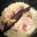 まんまーるさん's cooksnap of when they made 簡単！サツマイモとベーコンの炊き込みご飯.