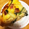 ゆーなれ's cooksnap of when they made パンの耳 ほうれん草の豆乳キッシュ.