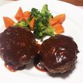キャトルドッグ's cooksnap of when they made びっくりドンキー風ハンバーグ.
