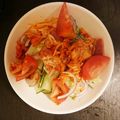 ポーク愛's cooksnap of when they made さっぱりおいしい♪豚ヒレとアボカドサラダ.