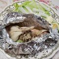 ちょこまだむ's cooksnap of when they made 鮭ときのこのホイル焼き◇かぼすバター.