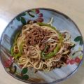 tatareo's cooksnap of when they made 鶏ひき肉でケチャップパスタ☆.
