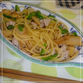 ☆みーママ☆'s cooksnap of when they made 筍と挽き肉の和風パスタ♪.