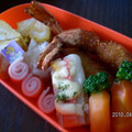 綺ママ's cooksnap of when they made 簡単！お弁当♪ちくわのウインナーぱっくん.