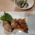 riccook's cooksnap of when they made ★豚ももスライスで豆腐巻き巻き焼き★.