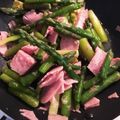 ame-ikuru's cooksnap of when they made アスパラとハム炒め.
