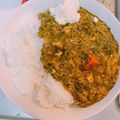 mmrmzk's cooksnap of when they made 15分完成！小松菜で本格サグキーマカレー.