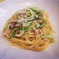峰みいら's cooksnap of when they made ベーコン＆セロリのクリームパスタ.