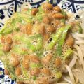 クックM6DK2O☆'s cooksnap of when they made レンチンもやし＋甘辛生姜にんにく納豆だれ.