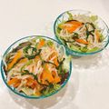 ゆにこーん☆'s cooksnap of when they made もやし・人参・春菊 レンジ蒸し サラダ.