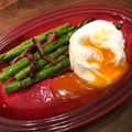 クマプリマ's cooksnap of when they made ゆでアスパラガスのポーチドエッグのせ.