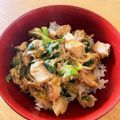 ポテチ君's cooksnap of when they made 超簡単☆トロうま！基本のねぎ玉親子丼♫.