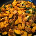 zuzu23's cooksnap of when they made ナスとズッキーニの味噌炒め.
