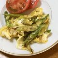 おはなすき's cooksnap of when they made 簡単ですっ。アスパラと卵炒め(^○^).