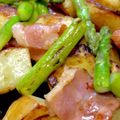オウジリリノエ's cooksnap of when they made 新じゃが・ベーコン・アスパラのバター炒め.