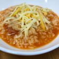 なっしー♫'s cooksnap of when they made ケチャで♪エビとチーズのリゾットスープ.