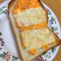 ぼーのさん's cooksnap of when they made ゆで卵のイタリアン風オーロラトースト★゛.