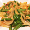 オレンジころん's cooksnap of when they made 絹サヤとカニカマのオイスター炒め.