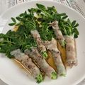 matsu1016's cooksnap of when they made レンチンのみ！パパッと豚バラの豆苗巻き.