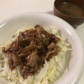 papikun's cooksnap of when they made 給料日前お助け簡単料理！しょうが焼き丼.