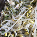 aquacont's cooksnap of when they made 豆もやし・きゅうり・ささみのナムル.