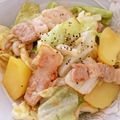 干芋くん's cooksnap of when they made 豚肉、じゃが芋、キャベツの韓国風炒め.