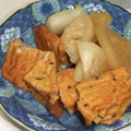 きらり流れ星's cooksnap of when they made 三角がんもと大根の煮物.
