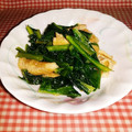 シューひろちゃん's cooksnap of when they made えびなと薄揚げのサッと炒め.